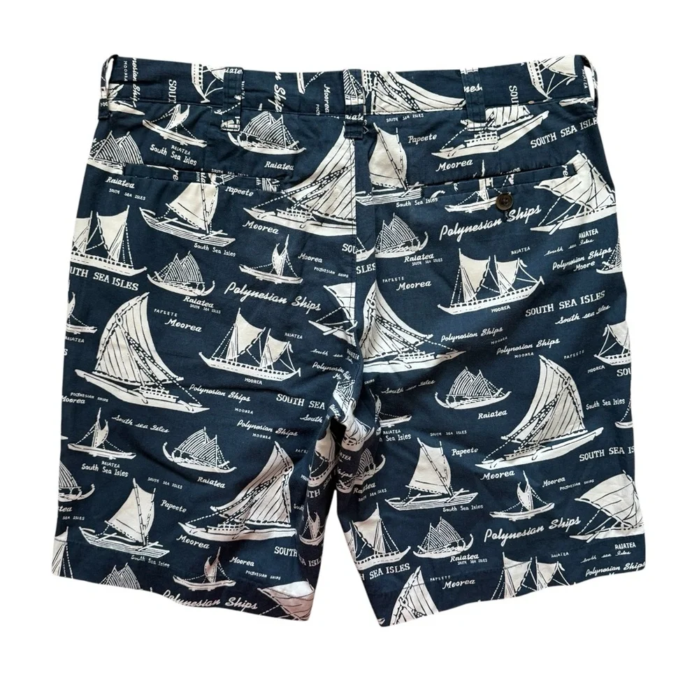 J.Crew Nautical Theme Print Shorts Size 32